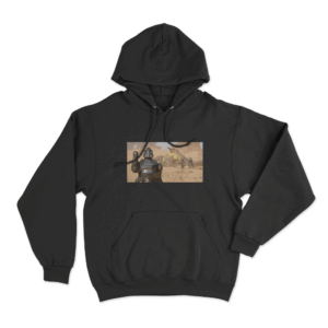 Desert Salute Hoodie Black 1