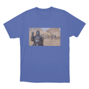 Desert Salute T Shirt Blue