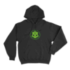 Green Faith Badge Hoodie Black