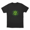 Green Faith Badge T Shirt Black